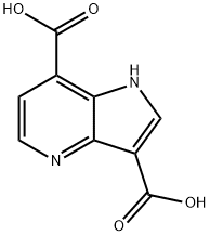 4-Azaindole-3,7-dicarboxylic acid 化学構造式