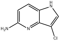 5-AMino-3-chloro-4-azaindole 结构式