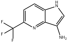 3-AMino-5-trifluoroMethyl-4-azaindole 化学構造式