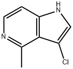 3-Chloro-4-Methyl-5-azaindole Struktur