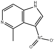 4-Methyl-3-nitro-5-azaindole Struktur
