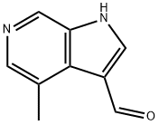 4-Methyl-6-azaindole-3-carbaldehyde 化学構造式