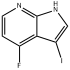 4-Fluoro-3-iodo-7-azaindole Structure