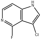 3-Chloro-4-fluoro-5-azaindole Structure
