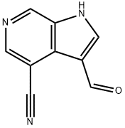 4-Cyano-6-azaindole-3-carbaldehyde,1190320-19-4,结构式