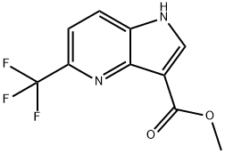 5-(TrifluoroMethyl)-4-azaindole-3-carboxylic acid Methyl ester Structure