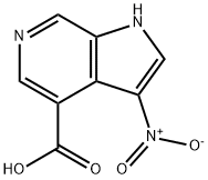 3-Nitro-6-azaindole-4-carboxylic acid Struktur
