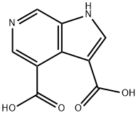 6-Azaindole-3,4-dicarboxylic acid Struktur