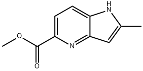 2-Methyl-4-azaindole-5-carboxylic acid Methyl ester Struktur