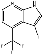 3-Iodo-4-(trifluoroMethyl)-7-azaindole Struktur