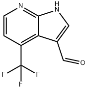 4-(TrifluoroMethyl)-7-azaindole-3-carboxaldehyde Struktur