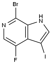 7-BroMo-4-fluoro-3-iodo-6-azaindole|7-溴-4-氟-3-碘-1H-吡咯并[2,3-C]吡啶