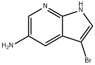 5-AMino-3-BroMo-7-azaindole Struktur