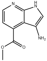 3-AMino-7-azaindole-4-carboxylic acid Methyl ester Struktur