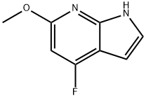 4-Fluoro-6-Methoxy-7-azaindole Struktur