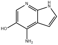 4-AMino-5-hydroxy-7-azaindole 化学構造式