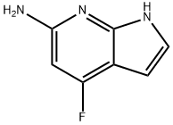 6-AMINO-4-FLUORO-7-AZAINDOLE,1190322-89-4,结构式