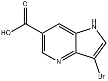 3-BroMo-4-azaindole-6-carboxylic acid|3-溴-1H-吡咯并[3,2-B]吡啶-6-羧酸
