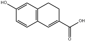 6-Hydroxy-3,4-dihydronaphthalene-2-carboxylic acid Structure