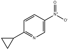 2-cyclopropyl-5-nitropyridine Struktur