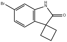 6'-broMospiro[cyclobutane-1,3'-indolin]-2'-one Struktur
