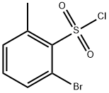 2-broMo-6-Methylbenzene-1-sulfonyl chloride Struktur