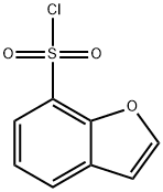 Benzofuran-7-sulfonyl chloride Struktur