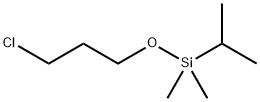 (3-CHLOROPROPOXY)ISOPROPYLDIMETHYLSILANE 化学構造式
