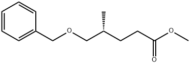 R-5-苄氧基-4-甲基-戊酸甲酯, 1191378-01-4, 结构式