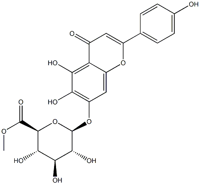 野黄芩苷甲酯, 119262-68-9, 结构式