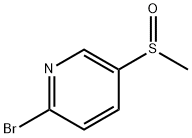 2-ブロモ-5-(メチルスルフィニル)ピリジン 化学構造式