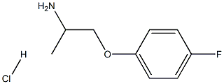 1-(4-Fluorophenoxy)-2-propanaMine HCl Struktur