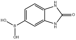 2-OXO-2,3-DIHYDRO-1H-BENZO[D]IMIDAZOL-5-YLBORONIC ACID, 1194483-04-9, 结构式