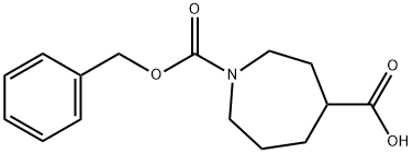 1-[(BENZYLOXY)CARBONYL]AZEPANE-4-CARBOXYLIC ACID Structure