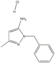 1-Benzyl-3-Methyl-5-aMinopyrazole Hydrochloride Struktur