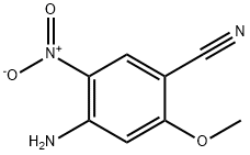 4-氨基-2-甲氧基-5-硝基苯甲腈,1196074-43-7,结构式