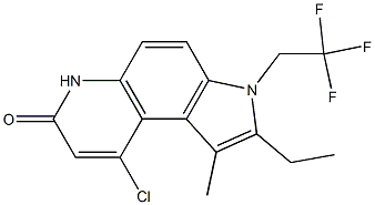 1196133-39-7 9-Chloro-2-ethyl-1-methyl-3-(2,2,2-trifluoroethyl)-3H-pyrrolo[3,2-f]quinolin-7(6H)-one