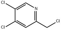 4,5-DICHLORO-2-(CHLOROMETHYL)PYRIDINE Structure