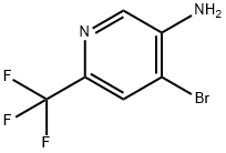 2-三氟甲基-4-溴-5-氨基吡啶,1196152-12-1,结构式