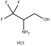 2-AMino-3,3,3-trifluoropropan-1-ol hydrochloride Structure