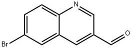 6-ブロモキノリン-3-カルブアルデヒド 化学構造式