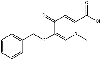 5-Benzyloxy-1-Methyl-4-oxo-1,4-dihydropyridine-2-carboxylic acid Structure