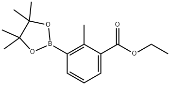 1198615-87-0 2-メチル-3-(4,4,5,5-テトラメチル-1,3,2-ジオキサボロラン-2-イル)安息香酸エチル