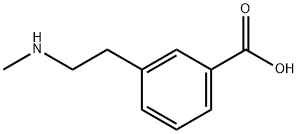 3-(2-(MethylaMino)ethyl)benzoic acid Struktur