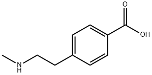 4-(2-(MethylaMino)ethyl)benzoic acid Struktur