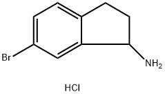 6-BROMO-2,3-DIHYDRO-1H-INDEN-1-AMINE HYDROCHLORIDE Struktur