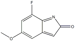 7-Fluoro-5-Methoxy-2-oxyindole Structure
