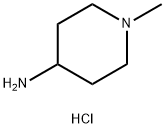 4-氨基-1-甲基哌啶盐酸盐 结构式