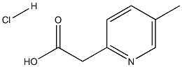 2-(5-甲基吡啶-2-基)乙酸盐酸盐,1201194-56-0,结构式