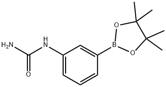 3-Ureidophenylboronic acid pincol ester Struktur